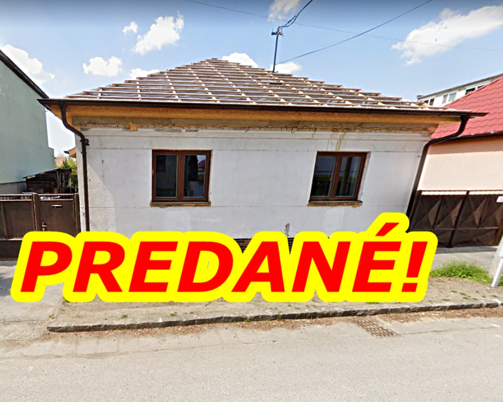 Rodinný dom , Kokošovej , Šurany . Predané !